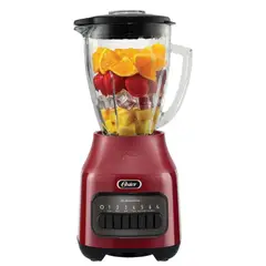 OSTER - Licuadora Oster® con vaso de vidrio y 6 velocidades más pulso 800 Watts 1,5Litros