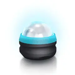 HOMEDICS - Rodillo CryoGlide de Frío con Bola Metálica y Mango Ergonómico