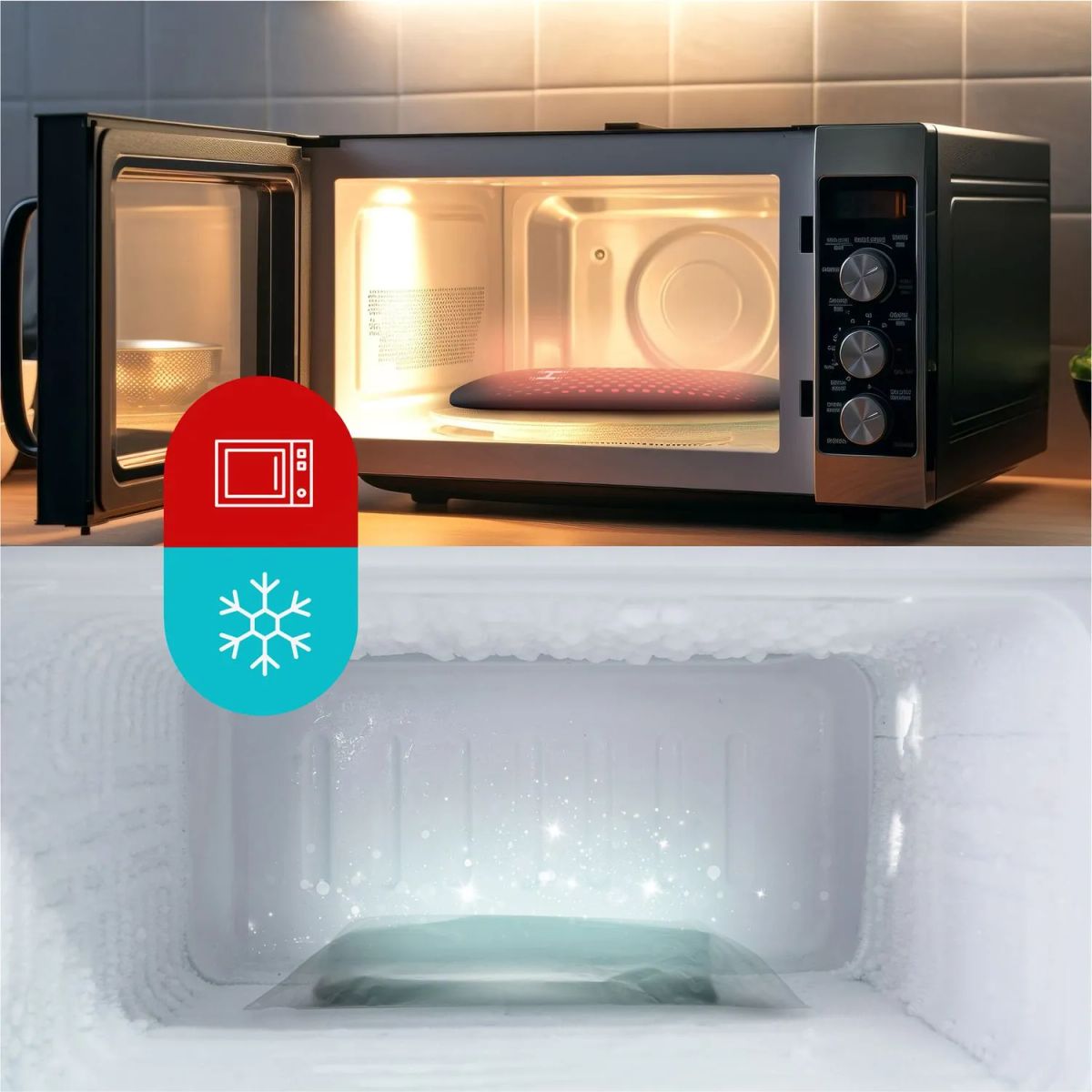 HOMEDICS - Manga de Gel para Recuperación de Tobillo FríoCalor, Reutilizable y Talla Única