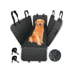 GENERICO - Cubre asiento para perro accesorios para autos fundas impermeable color negro