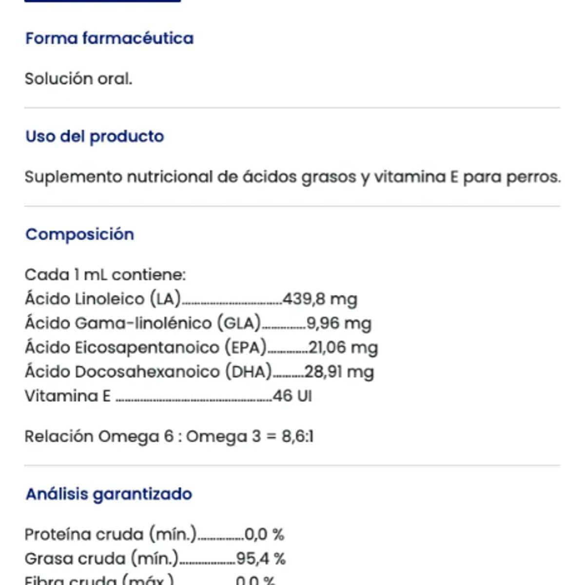 DRAG PHARMA - Superpet Para Perro Adulto Omega 3 Y 6 125ml