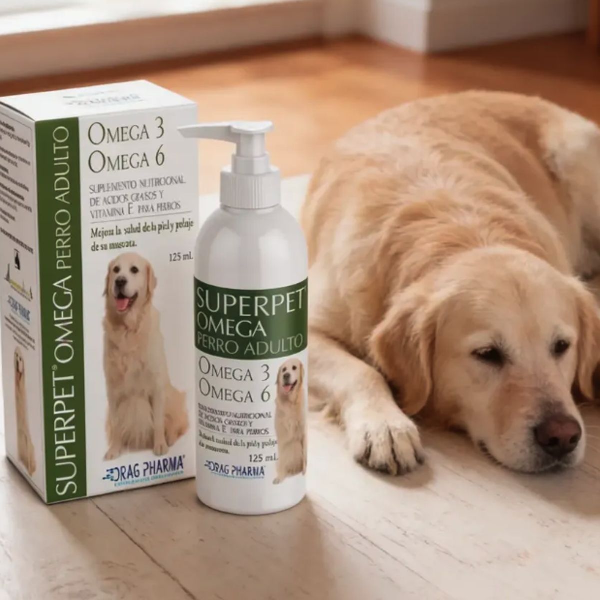 DRAG PHARMA - Superpet Para Perro Adulto Omega 3 Y 6 125ml