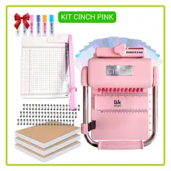 CINCH - KIT DE ENCUADERNADORA CICH PINK +GUILLOTINA 30 X 30 CM KP06