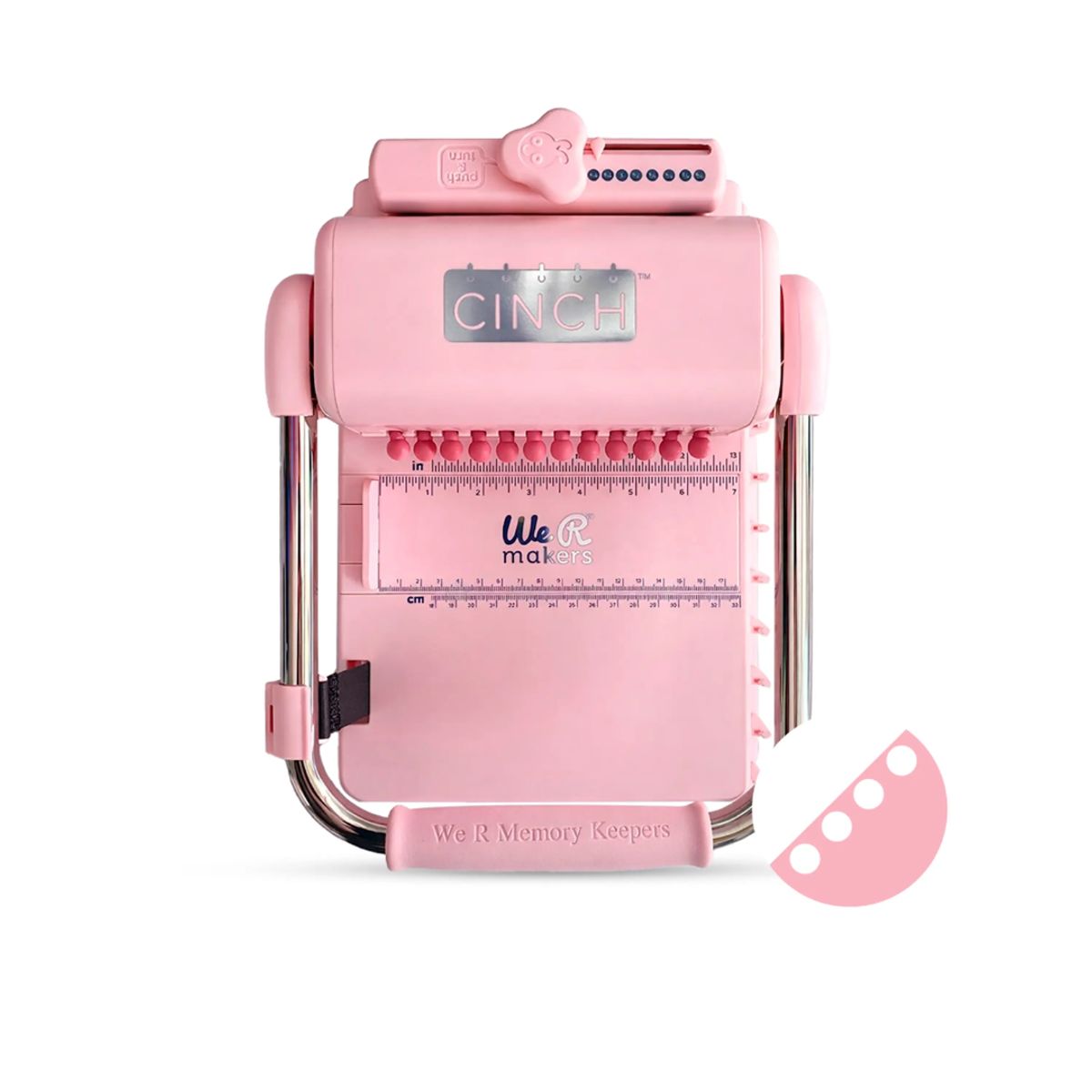 CINCH - KIT DE ENCUADERNADORA CICH PINK +GUILLOTINA 30 X 30 CM KP06