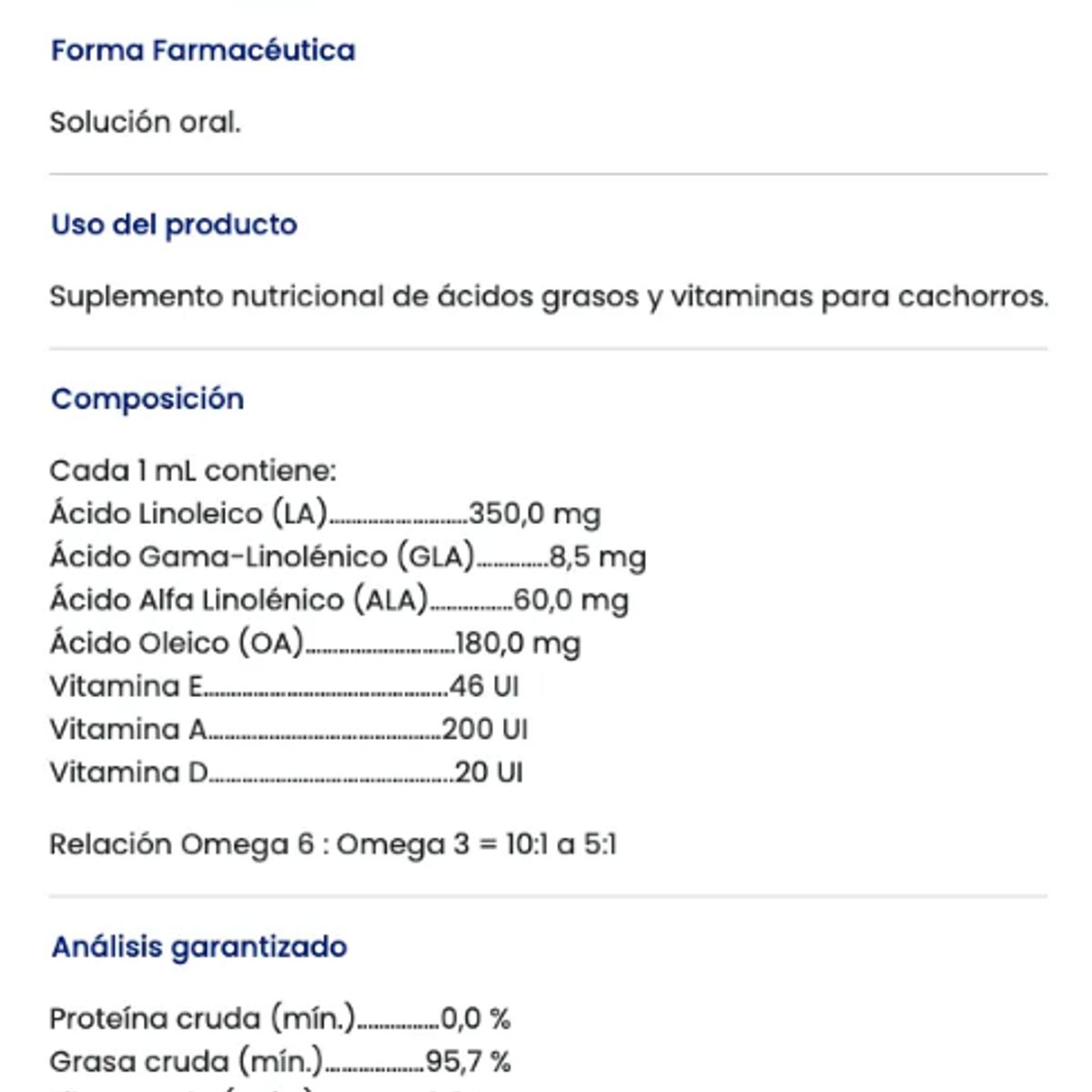 DRAG PHARMA - Superpet Cachorro Suplemento Omega 3 Y 6 125 ml