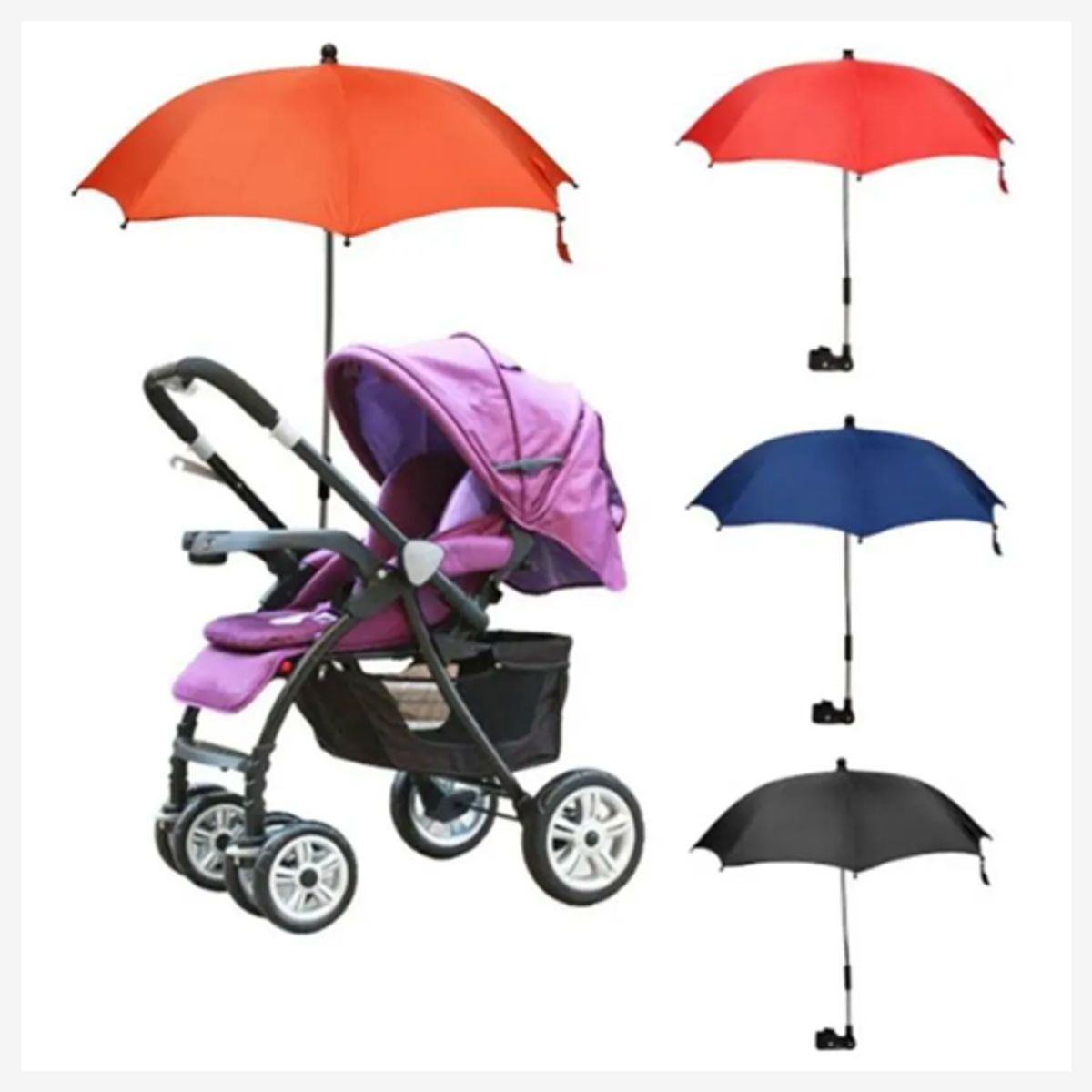 MOVI - Paragua o Sombrilla Con Filtro UV Para Coche de Bebe niño