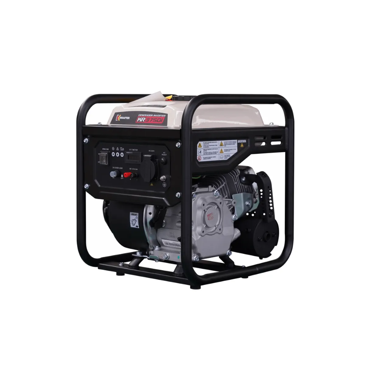 KRAFTER - Generador Inverter Krafter 3.5 KVA KR-3750I Silencioso 220V 7H Autonomía