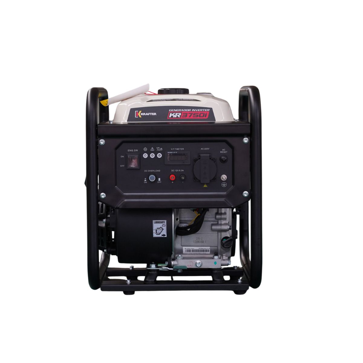 KRAFTER - Generador Inverter Krafter 3.5 KVA KR-3750I Silencioso 220V 7H Autonomía