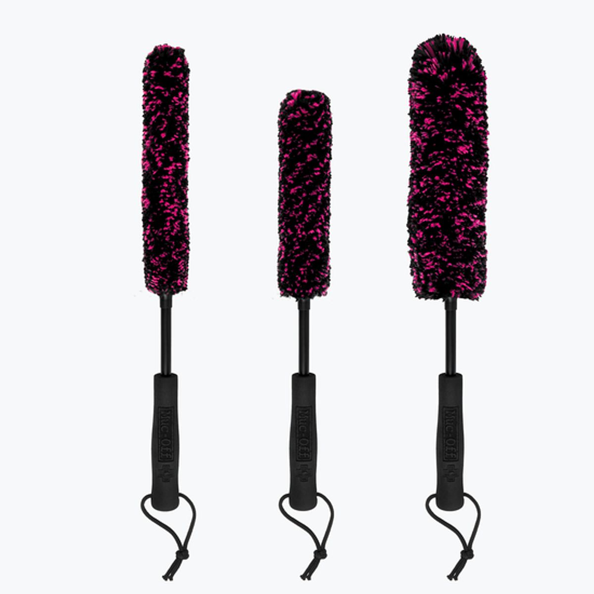 MUC OFF - SET DE 3 ESCOBILLAS DE MICROFIBRA MUC-OFF