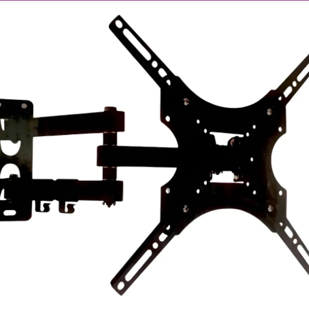 GENERICO - Soporte Un Brazo Inclinable Tv 32 -55 Led Lcd Plasma X400 Color Negro