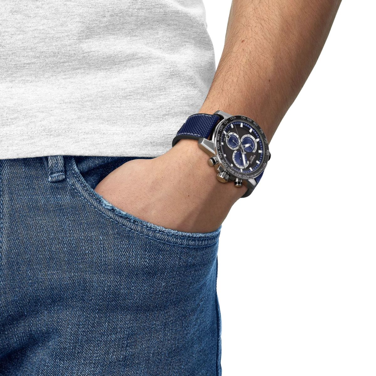 TISSOT - Reloj Tissot Supersport AzulT1256171705103
