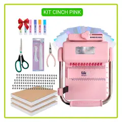 CINCH - KIT DE ENCUADERNADORA CICH PINK + INSUMOS KP07