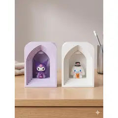 GENERICO - Mini Lámpara LED Decorativa Sanrio - Kuromi y Cinnamoroll