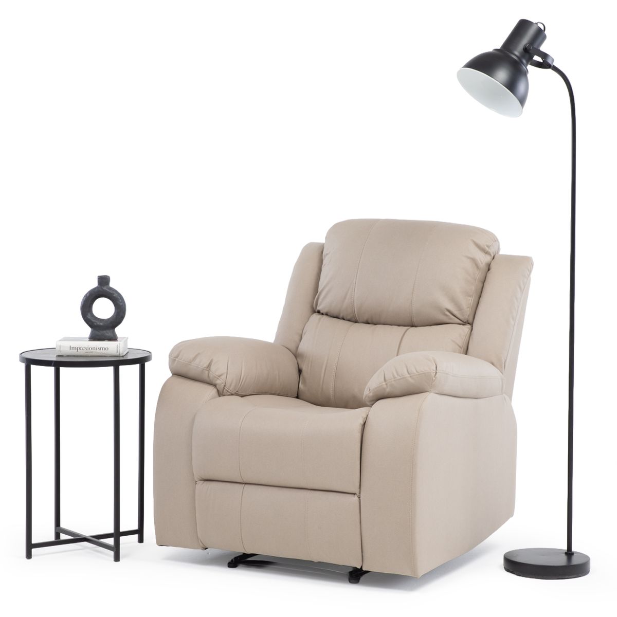 VYS SPA - BERGERE RECLINABLE PU ISABEL BEIGE