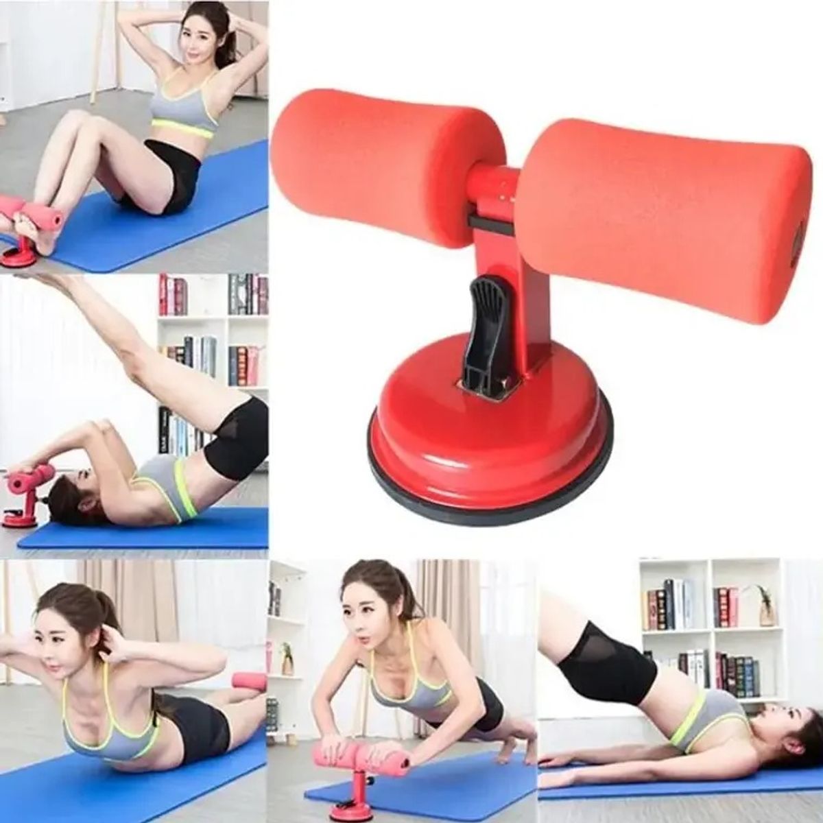 GENERICO - Maquina Ejercicios Portátil Abdominales con Ventosa