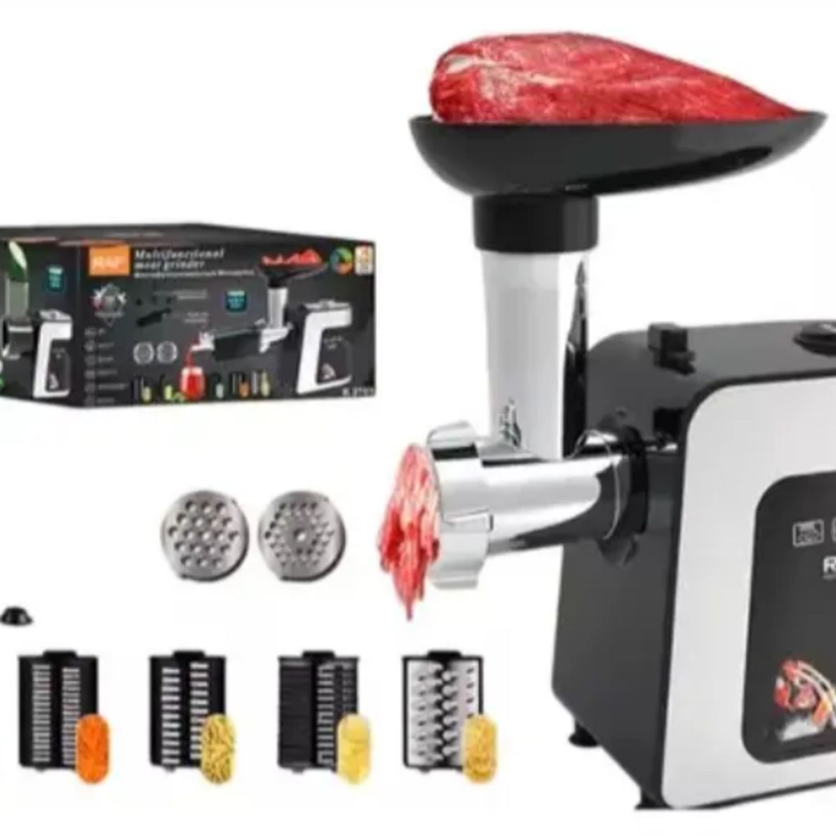 GENERICO - PICADOR ,MOLEDOR DE CARNE Y VEGETALES MULTIFUNCIONAL