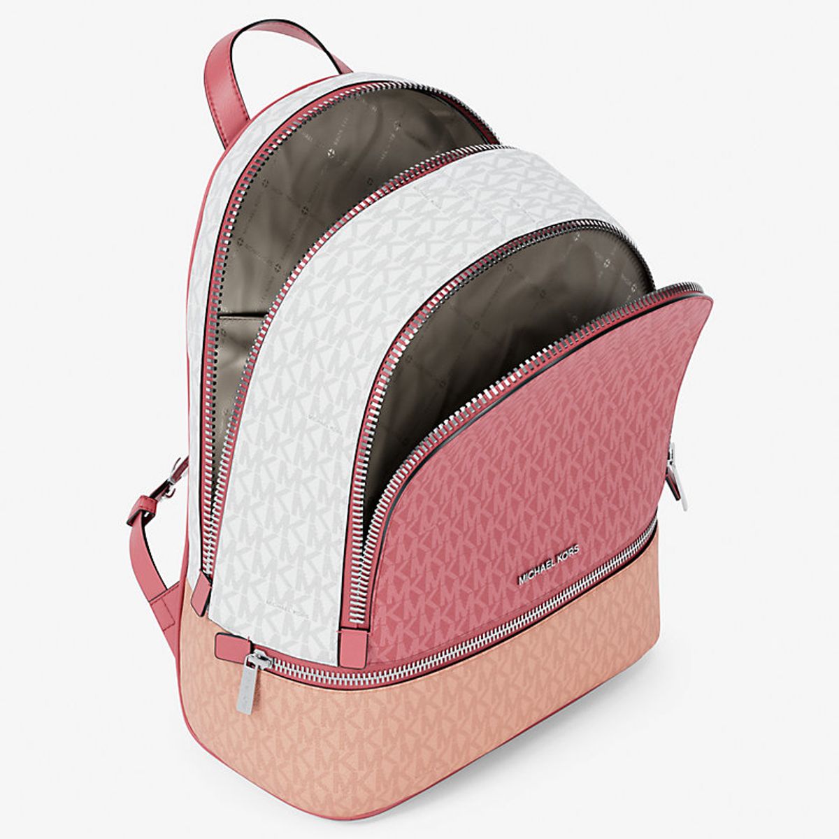 MICHAEL KORS - Mochila Michael Kors Mujer Diseño MK Tricolor Rosa  Elegante y Funcional
