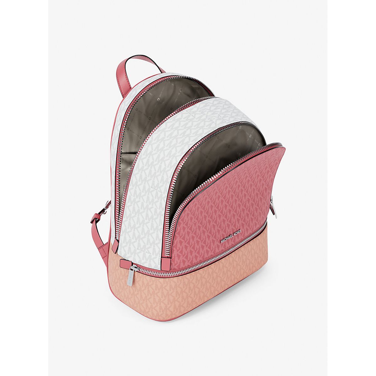 MICHAEL KORS - Mochila Michael Kors Mujer Diseño MK Tricolor Rosa  Elegante y Funcional