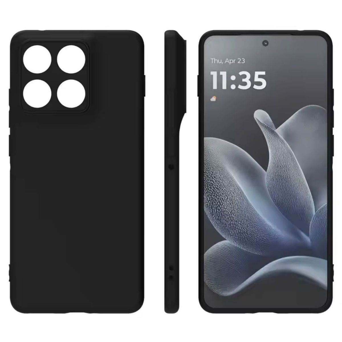 GENERICO - Carcasa De Silicona Para Motorola Edge 70 5g - Negro