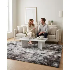 GENERICO - Alfombra Shaggy Peluda Extra Suave VERANO INVIERNO 240 x 200 cm