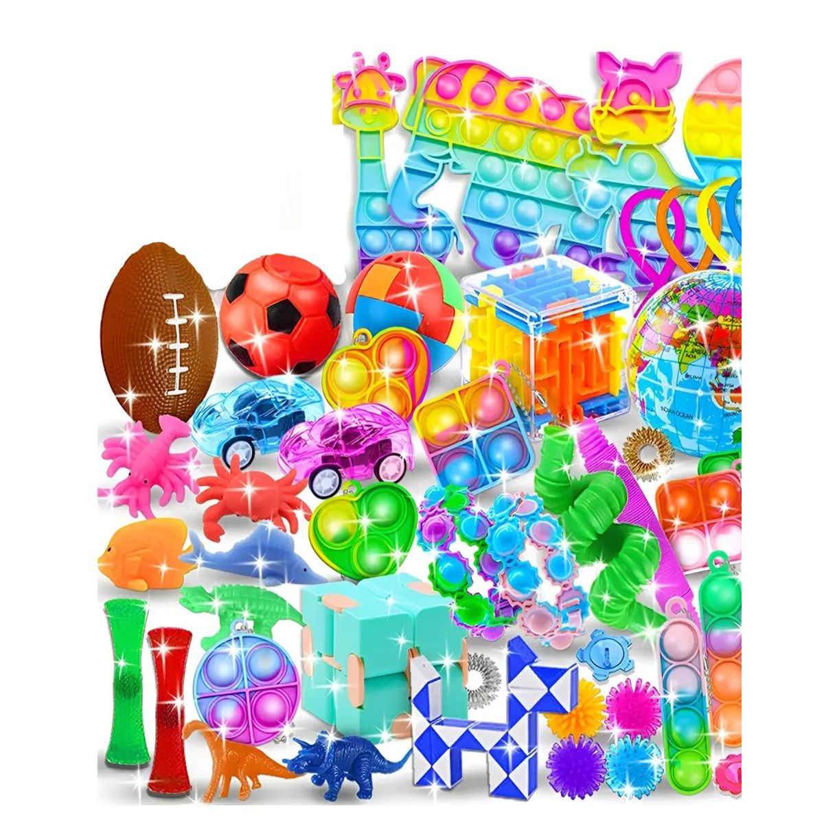 GENERICO - Set 84 Juguete Sensorial Anti Estrés Para Niños Labg