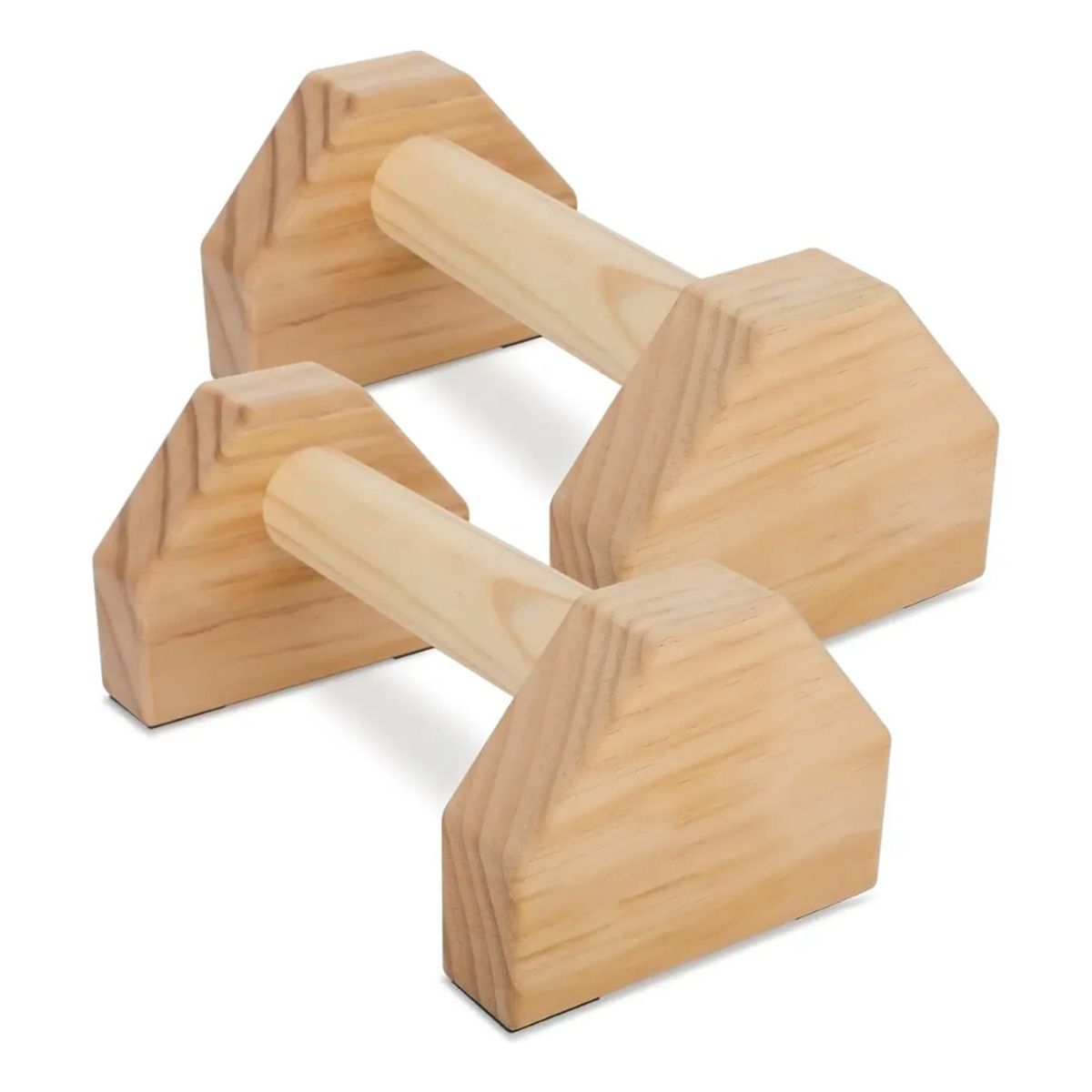 GENERICO - Mini Paralelas de Madera Calistenia Fitness Barra