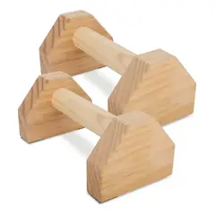 GENERICO - Mini Paralelas de Madera Calistenia Fitness Barra