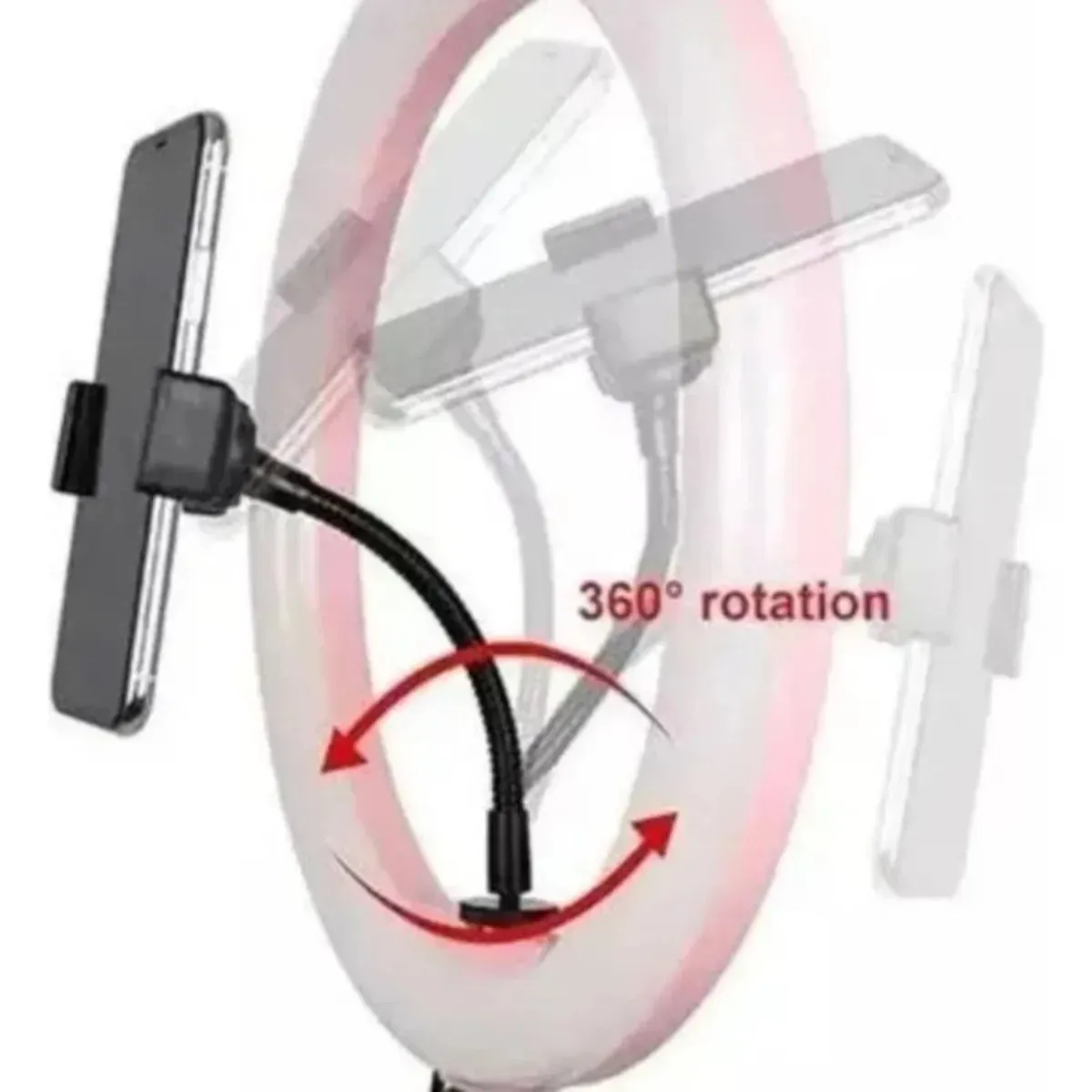 MOVI - ARO DE LUZ PORTÁTIL G2 CON BASE REDONDA