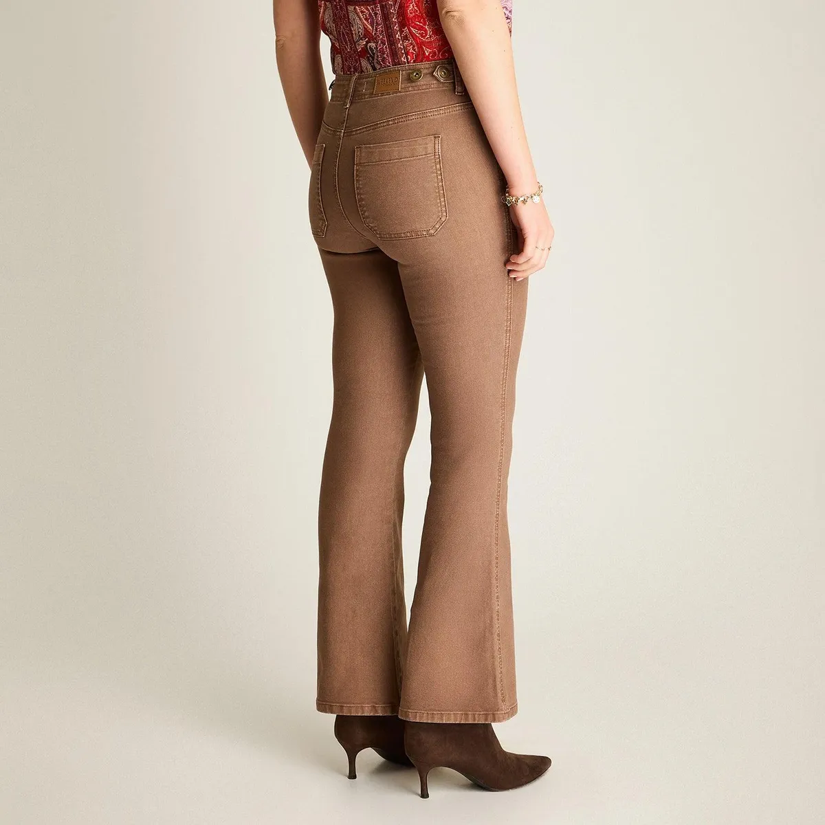 LORENZO DI PONTTI - Jeans Tiro Medio Fit Flare