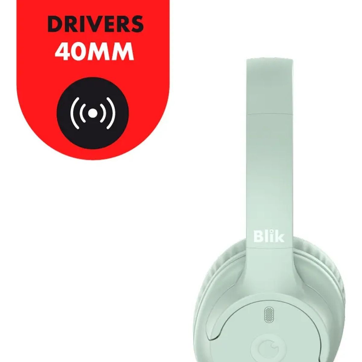 BLIK - Audifonos Bluetooth Blik Soul250 Verde 16 Hrs