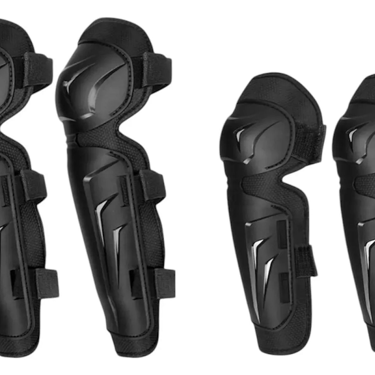 GENERICO - Kit De Protecciones Rodilleras Y Coderas Moto Bicicleta 4pcs