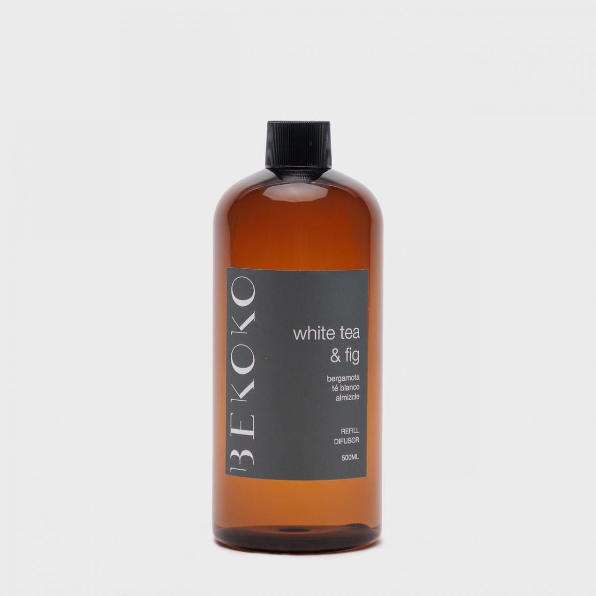 BEKOKO - Refill Difusor de Varitas White Tea & Fig 500ML