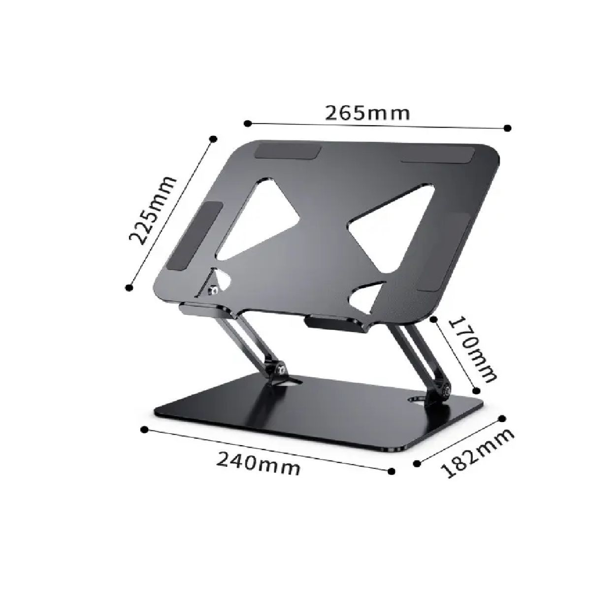 GENERICO - Soporte Portátil Aluminio Plegable - Soporta Hasta 40kg