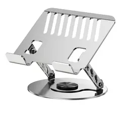 GENERICO - Soporte Notebook Aluminio 360 Portatil Ajustable Y Plegable