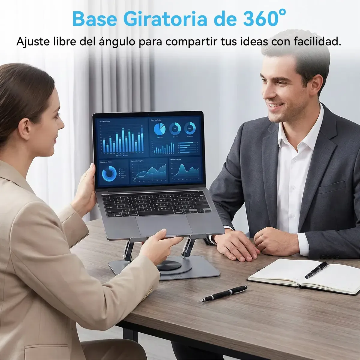 GENERICO - Soporte Plegable Ergonómico Rotación360°ventilación