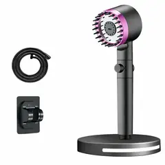 GENERICO - Cabezal Ducha Alta Presión 3 Modos Masaje + Manguera 1.5M Universal Baño