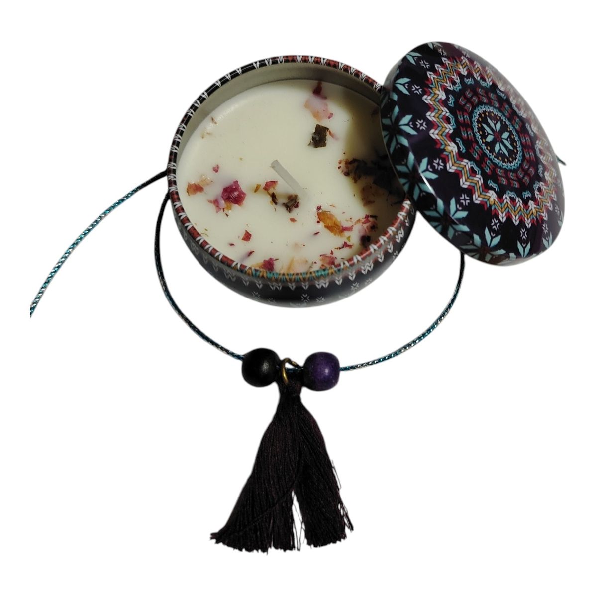 INDEPENDIENTE - Vela aromática con flores secas diseño1