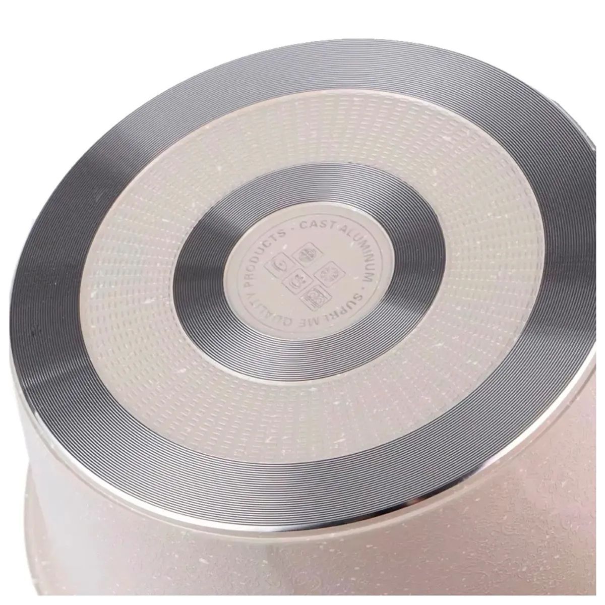 IRM - Set 5 ollas con recubrimiento antiadherente ceramico beige