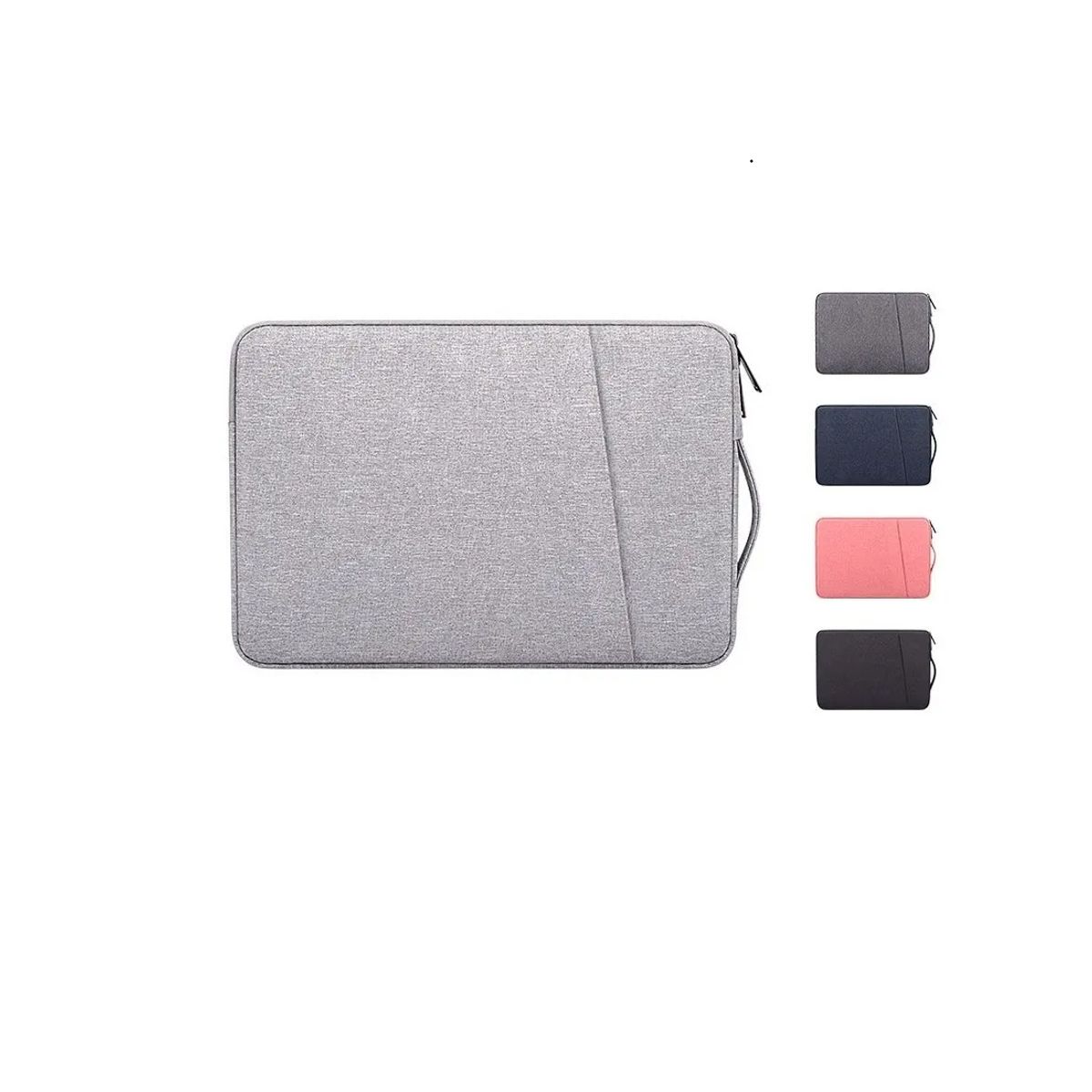 GENERICO - Funda Para Notebook 13.3 Con Cierre, Asa Y Bolsillo
