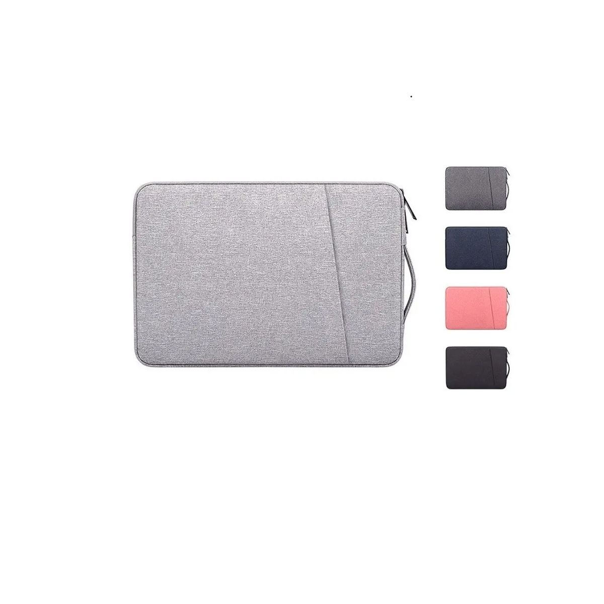 GENERICO - Funda Para Notebook 13.3 Con Cierre, Asa Y Bolsillo