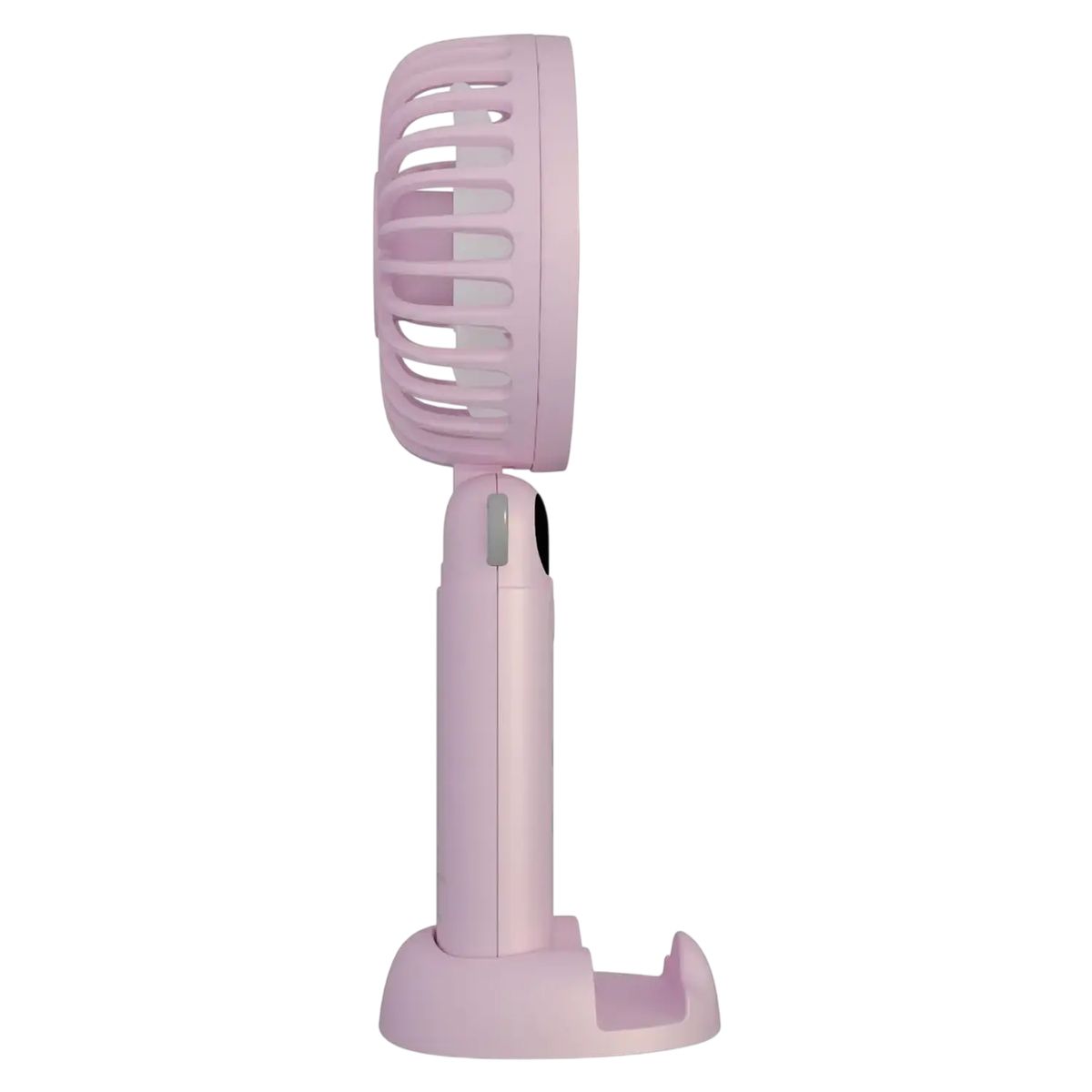 XTECH - Xtech XTA-900 Ventilador Portátil Recargable 6 Velocidades, Mini Fan de Mano, Escritorio y Cuello, 37 Horas de Batería, Pantalla LED, USB-C, Rosa