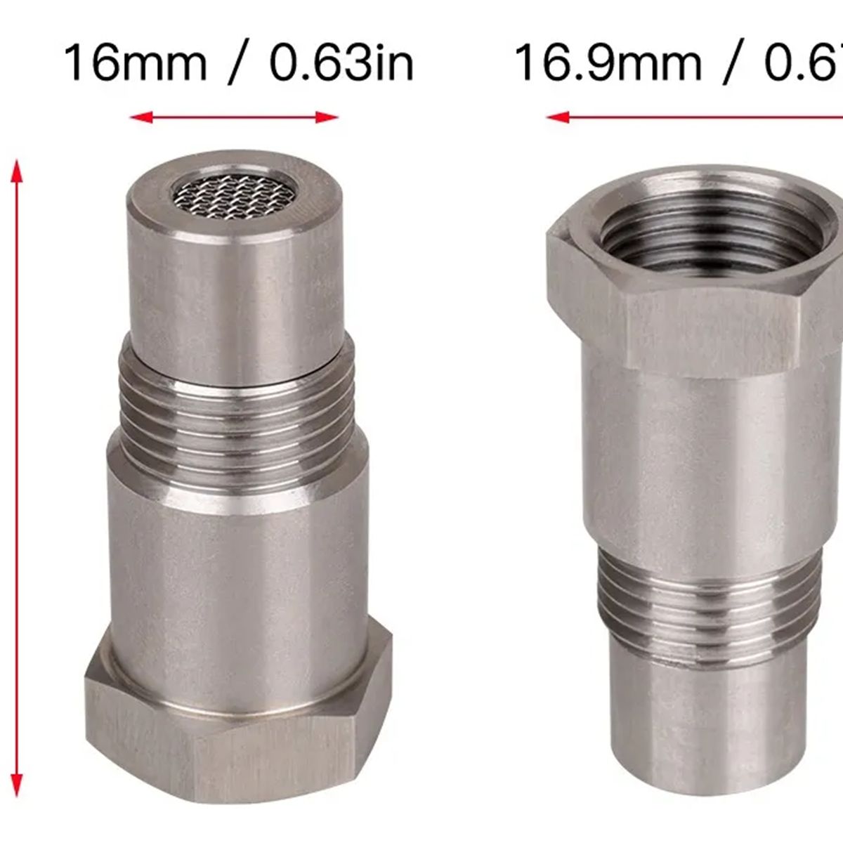 GENERICO - Mini Catalizador Sensor De Oxigeno Apaga Códigos P0420,p0430