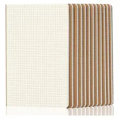 GENERICO - 10pack Cuadernos 72 Páginas B5 Escuela Estudiantes Oficina-Cuadrícula