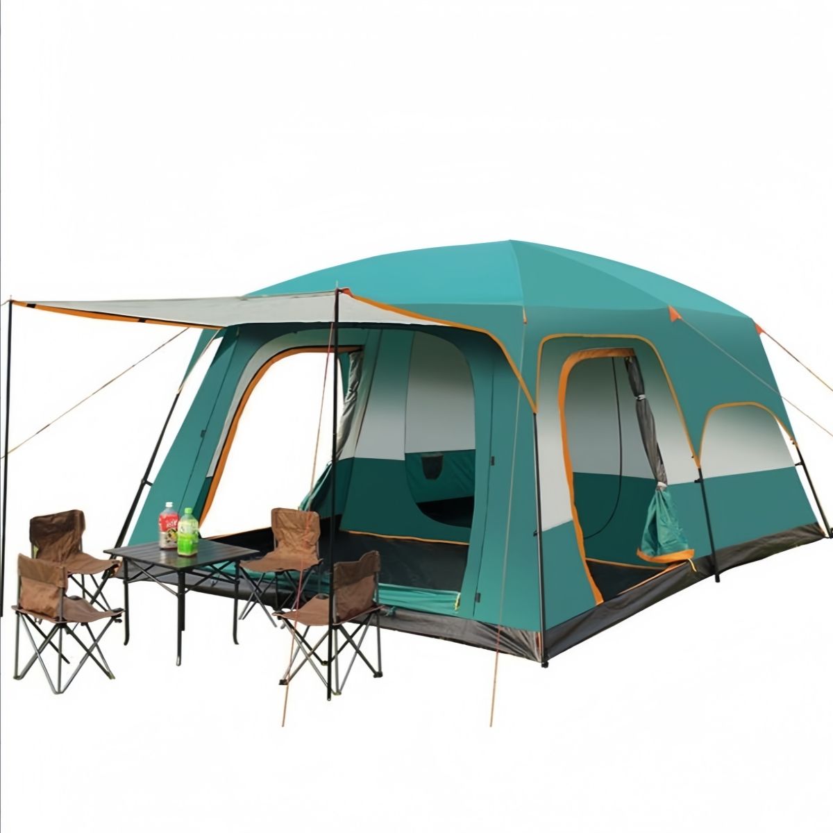 VIDA BUENAS - Carpa 5-8 Personas Camping Doble Capa 2.6x3.8x1.9m