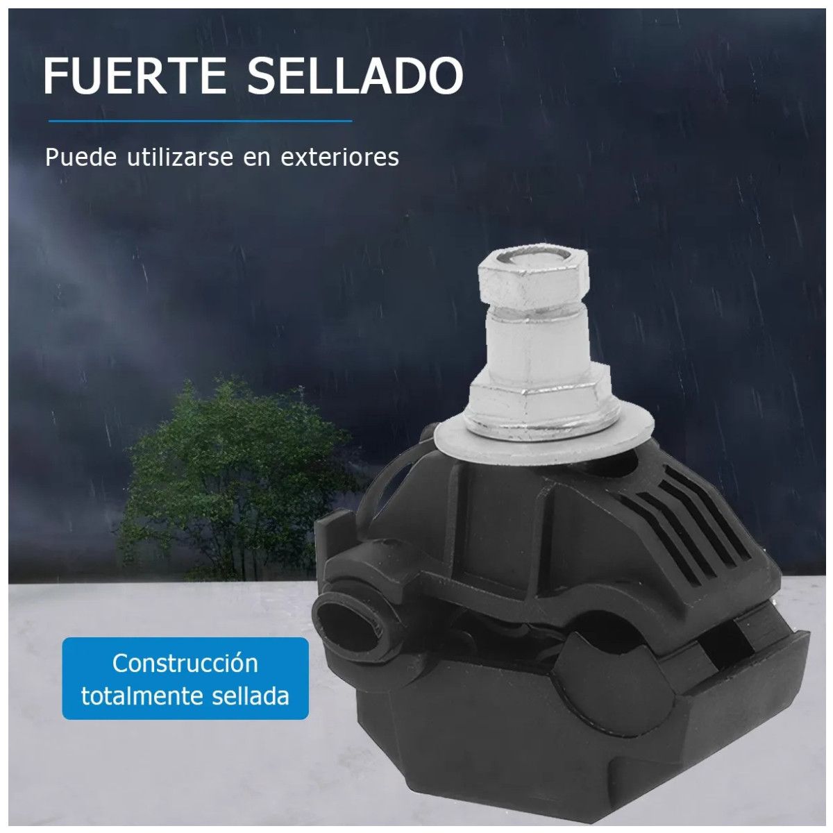 KUANGYE - Conector Dentado 16-95mm2 Deriv. 1,5-10mm2 Pack 5 Unidades