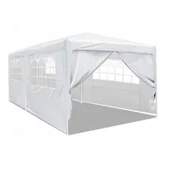 VIDA BUENAS - Carpa Para Eventos Con Cortinas 2.5mx6mx3m Color Blanco