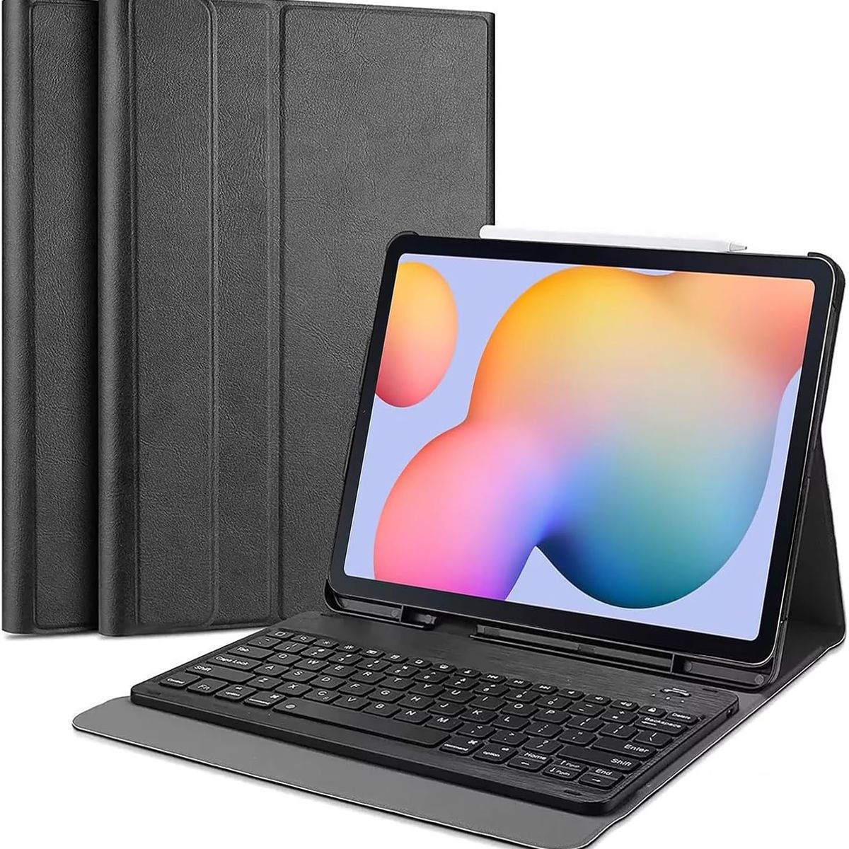KUANGYE - Funda Con Ñ Teclado Para Galaxy Tab S6 Lite P610 10.4