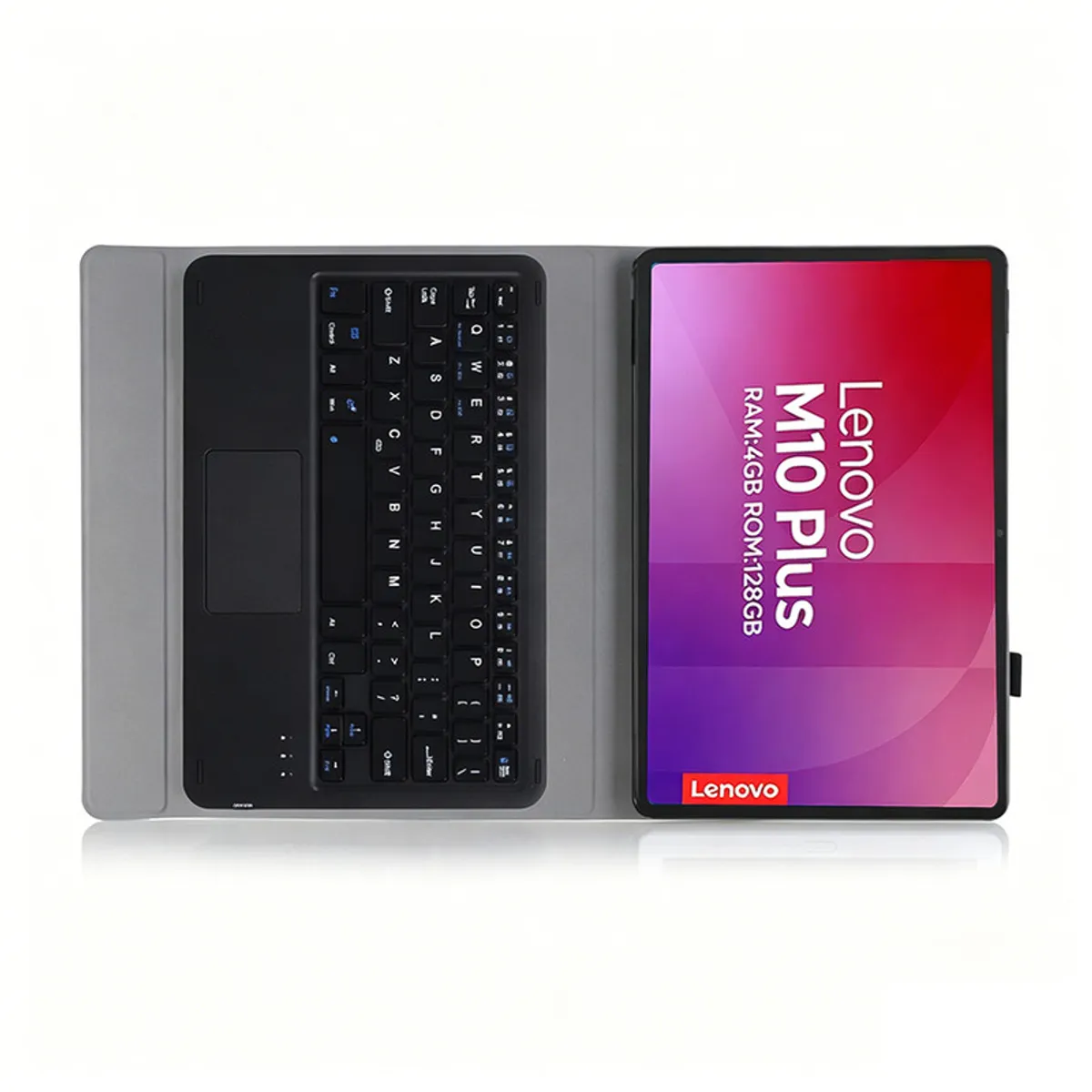 LENOVO - Tablet Lenovo Pad M10 Plus 4GB+128GB 10.6“ 2KLCD MediaTek G80 7700MAh Gris+Teclado Negro