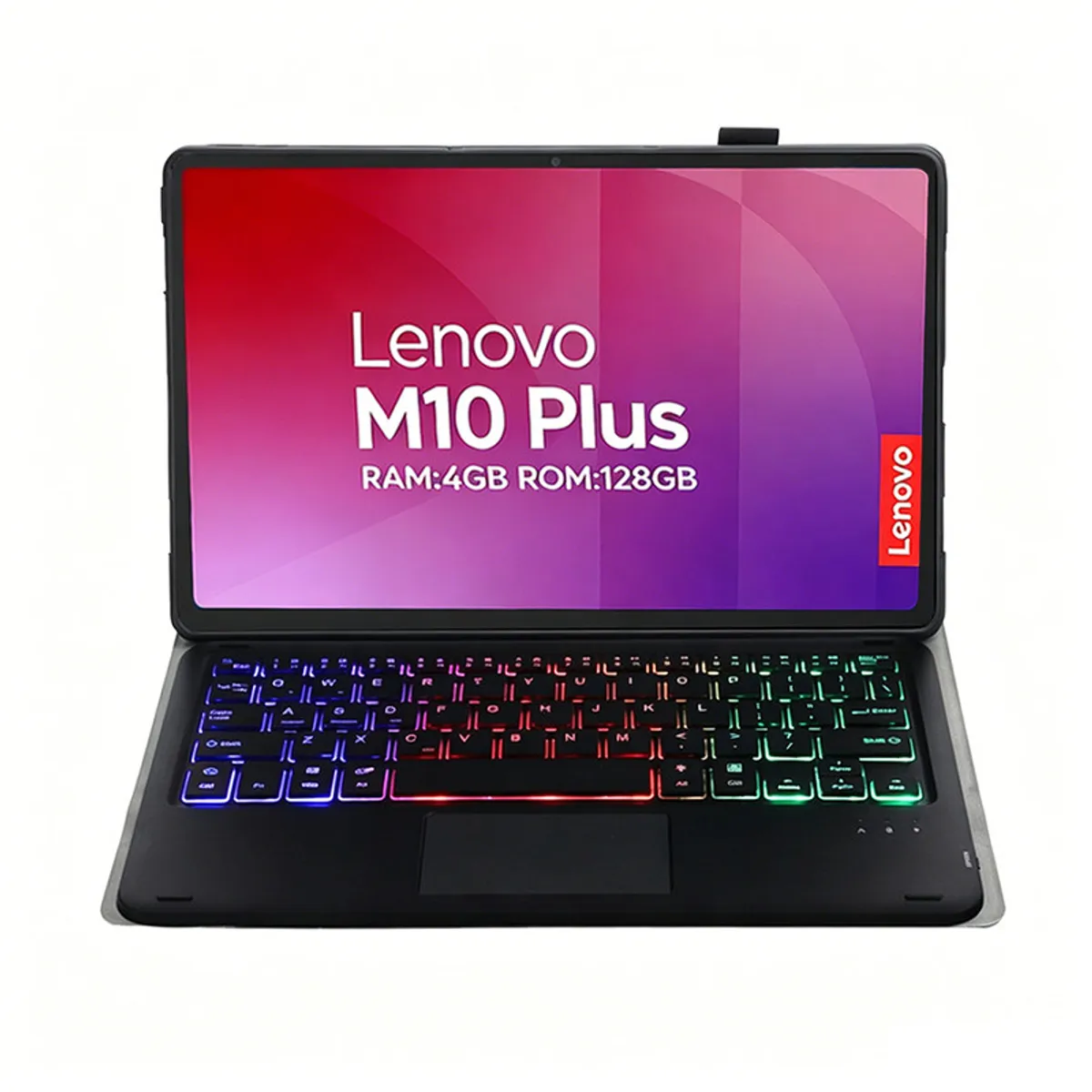 LENOVO - Tablet Lenovo Pad M10 Plus 4GB+128GB 10.6“ 2KLCD MediaTek G80 7700MAh Gris+Negro luminsos teclado