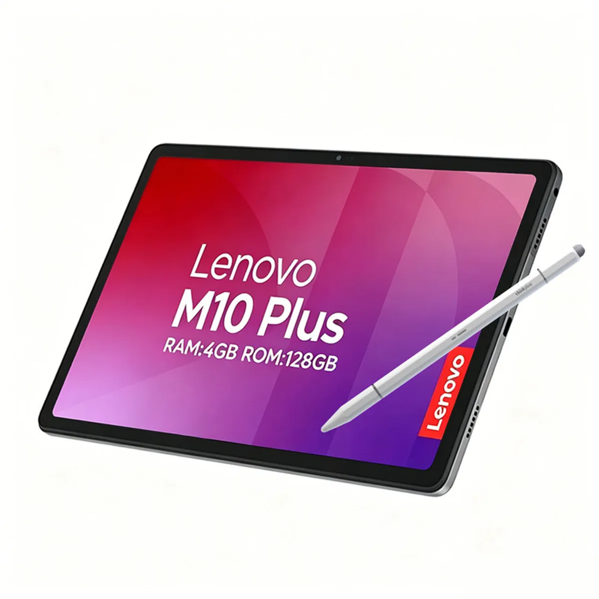 LENOVO - Tablet Lenovo Pad M10 Plus 4GB+128GB 10.6“ 2KLCD MediaTek G80 7700MAh Gris+Lápiz
